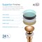Kibi Infinity Single Handle Bathroom Vanity Sink Faucet with Pop Up Drain C-KBF1006MB-KPW100MB - alternate 8